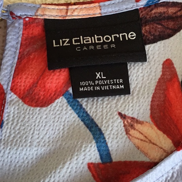 Liz Claiborne Womens Plus Vent Long Sleeve Regular Fit Button-Down Shirt